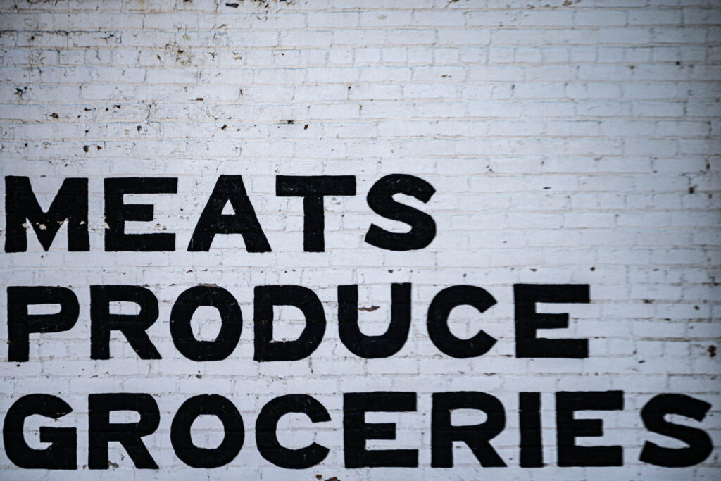 The Pioneer General Store in Washtucna, Washington is long abandoned, but the need for meat, produce, and groceries remain.