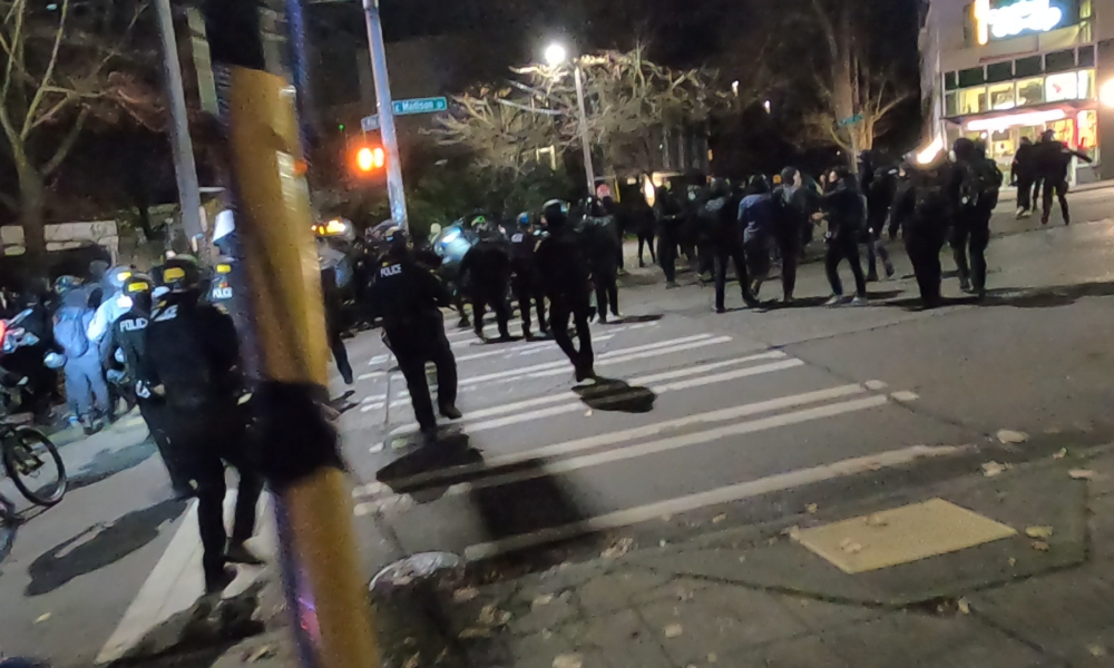 Seattle Pd Protesters Seattle Police change protest tactics - Malcontent News