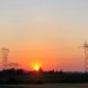 Powerlines in the sunset