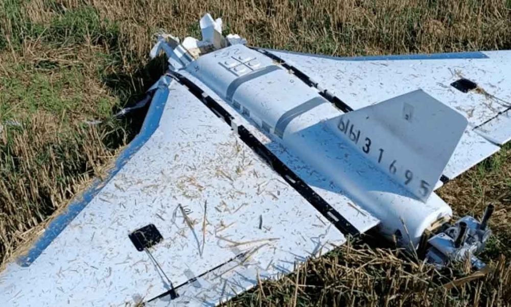 A Russian Gerbera decoy UAV that crashed in Poland, serial number 31695