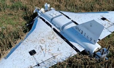 A Russian Gerbera decoy UAV that crashed in Poland, serial number 31695