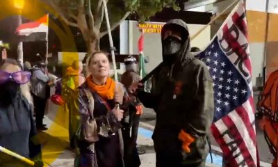 Protesters in Portland, Oregon
