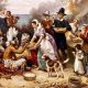 Jean Leon Gerome Ferris: The First Thanksgiving, 1621