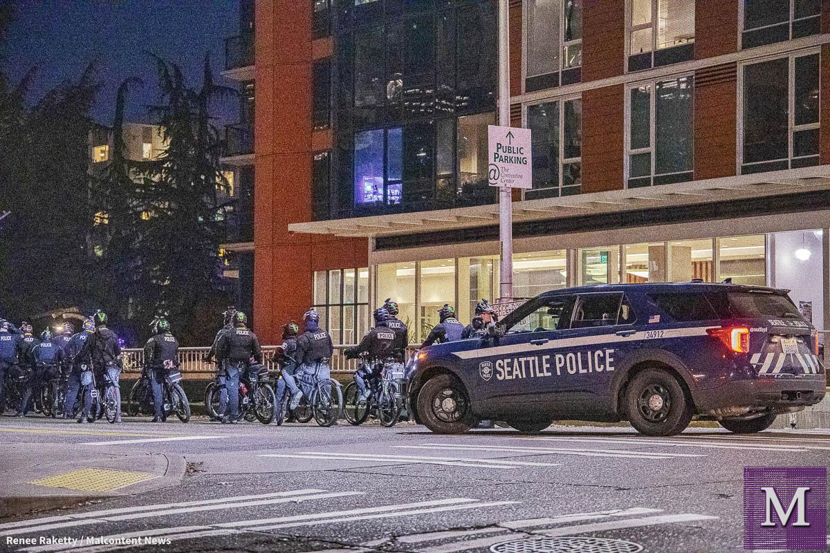 Inauguration Day Protests in Seattle - January 20, 2021